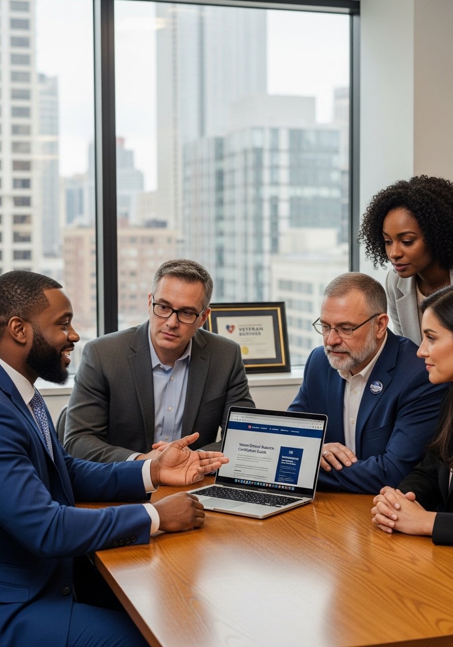 Veteran-owned business certification strategy meeting